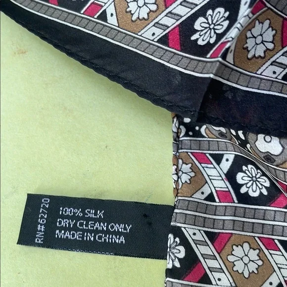 New Nicole Miller Multicolored Silk Scarf Wrap